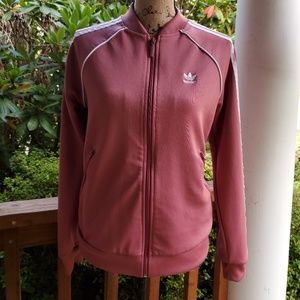 Pink Adidas Jacket and Joggers Set